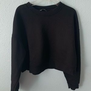 Zara Cropped Crewneck